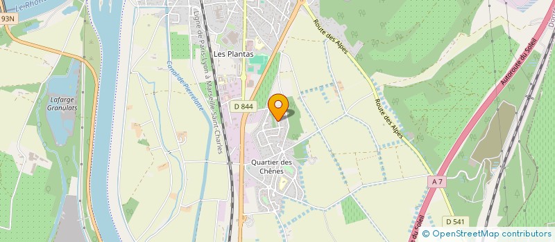 localisation de l'entreprise MADAME MATHILDE CERDAN  DONZERE