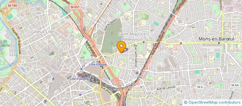 localisation de l'entreprise MADAME MATHILDE CHABEAU à LILLE