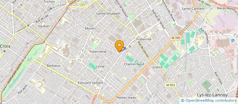 localisation de l'entreprise MADAME MATHILDE CHAMPDAVOINE à ROUBAIX