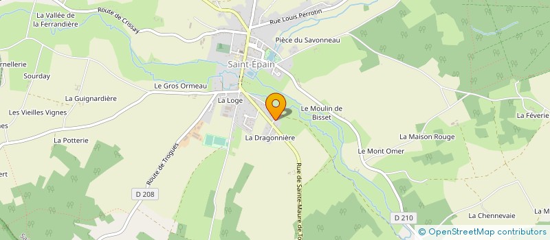 localisation de l'entreprise MADAME MATHILDE CHAMPIGNY à SAINT-EPAIN