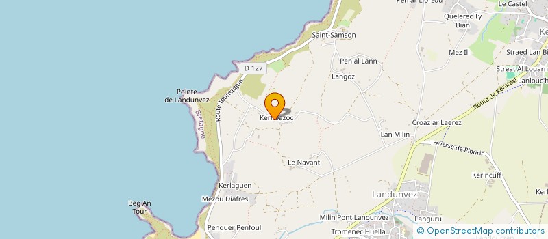 localisation de l'entreprise MADAME MATHILDE CHAMPOISEAU  LANDUNVEZ