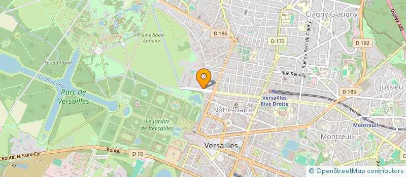 localisation de l'entreprise MADAME MATHILDE CHANUT à VERSAILLES