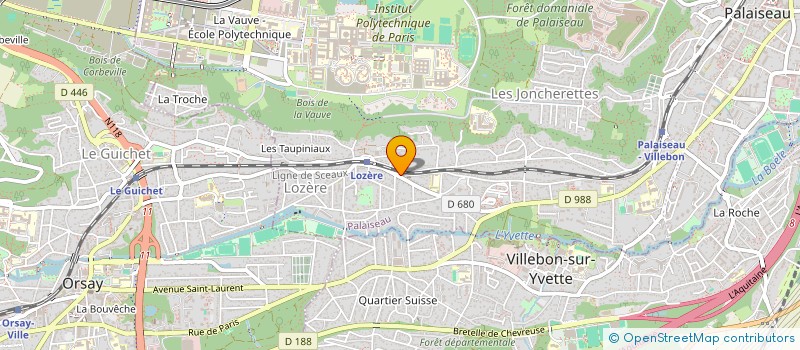 localisation de l'entreprise MADAME MATHILDE CHARLES  PALAISEAU