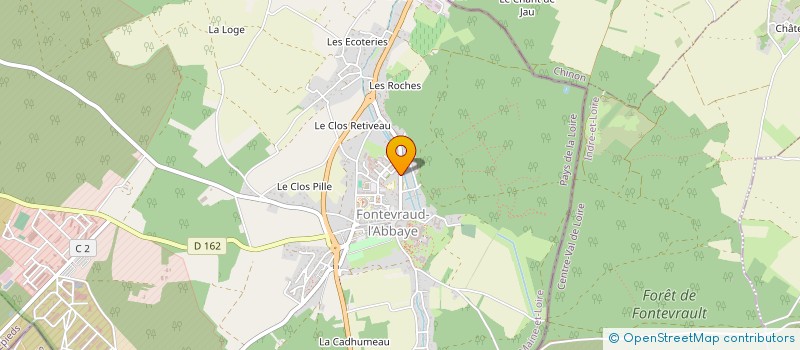 localisation de l'entreprise MADAME MATHILDE CHARRIER  FONTEVRAUD-L'ABBAYE