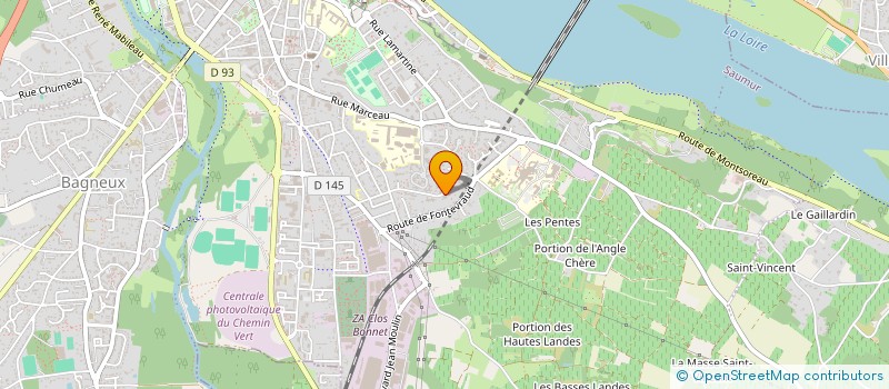 localisation de l'entreprise MADAME MATHILDE CHARRIER  SAUMUR