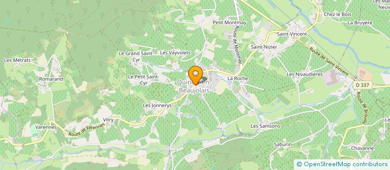 localisation de l'entreprise MADAME MATHILDE CHARVERIAT  QUINCIE-EN-BEAUJOLAIS