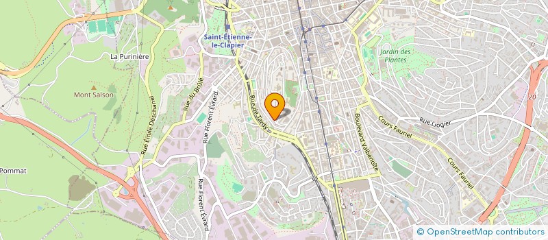 localisation de l'entreprise MADAME MATHILDE CHASSAGNEUX  SAINT-ETIENNE