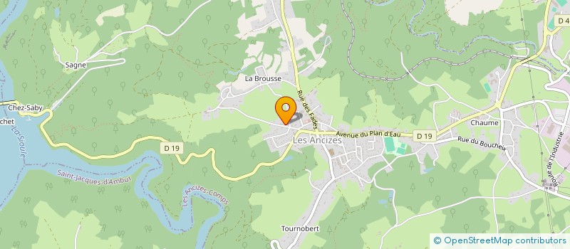 localisation de l'entreprise MADAME MATHILDE CHAUDAGNE  LES ANCIZES-COMPS