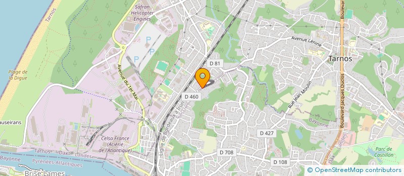 localisation de l'entreprise MADAME MATHILDE CHAUFFIER  BOUCAU