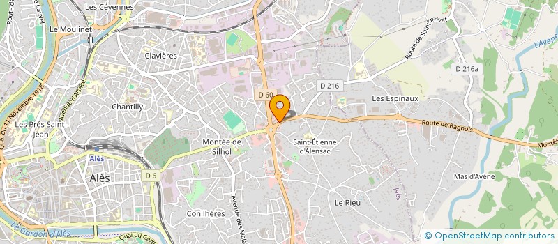 localisation de l'entreprise MADAME MATHILDE CHAZALON  SAINT-PRIVAT-DES-VIEUX