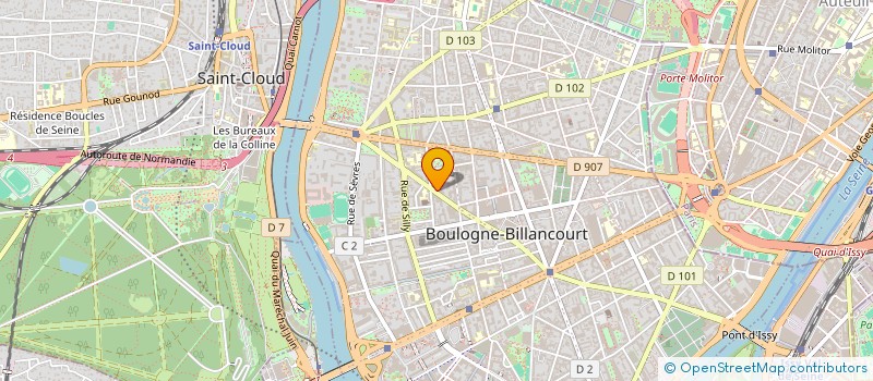 localisation de l'entreprise MADAME MATHILDE CHAZE à BOULOGNE-BILLANCOURT