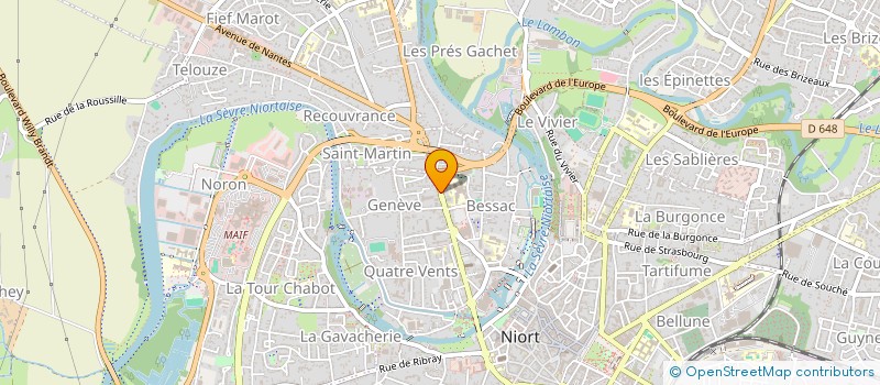 localisation de l'entreprise MADAME MATHILDE CHEMIN  NIORT