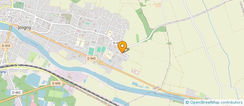 localisation de l'entreprise MADAME MATHILDE CHESNOT à JOIGNY