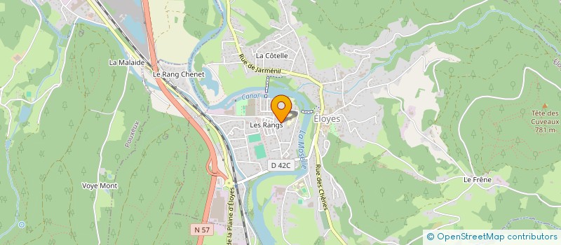 localisation de l'entreprise MADAME MATHILDE CHEVALIER  ELOYES