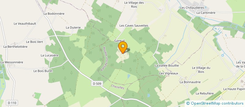 localisation de l'entreprise MADAME MATHILDE CHEVALLIER  PARCAY SUR VIENNE