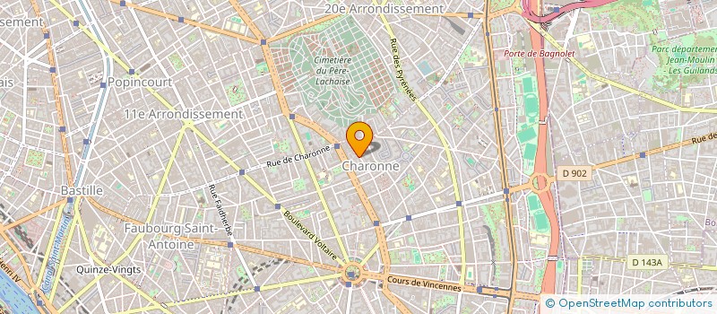 localisation de l'entreprise MADAME MATHILDE CHEVALLIER  PARIS