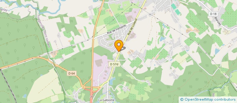 localisation de l'entreprise MADAME MATHILDE CHOLLEY  FOUGEROLLES-SAINT-VALBERT