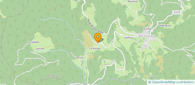 localisation de l'entreprise MADAME MATHILDE CHOPIN  ROCHEPAULE