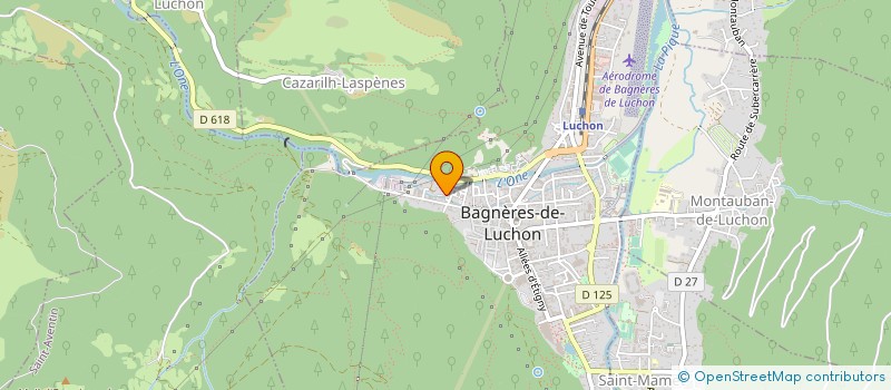 localisation de l'entreprise MADAME MATHILDE CHOTIN  BAGNERES-DE-LUCHON