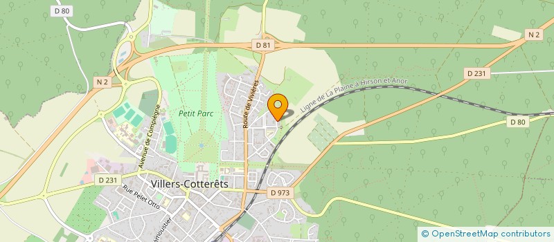 localisation de l'entreprise MADAME MATHILDE CIREDEM à VILLERS-COTTERETS