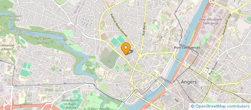 localisation de l'entreprise MADAME MATHILDE CLEMENT à ANGERS