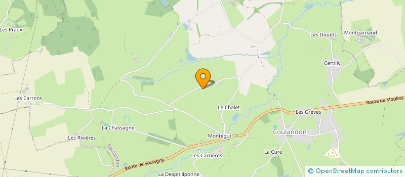 localisation de l'entreprise MADAME MATHILDE CLOITRE  COULANDON