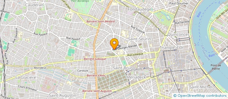 localisation de l'entreprise MADAME MATHILDE CLUZEL BURGALAT  MERIGNAC