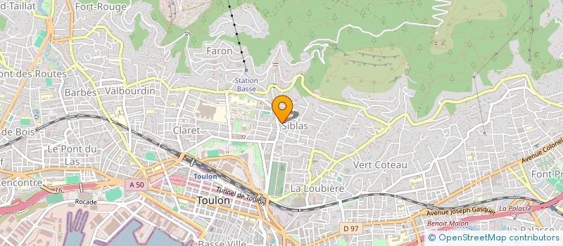 localisation de l'entreprise MADAME MATHILDE COCHENNEC DE BIASE  TOULON