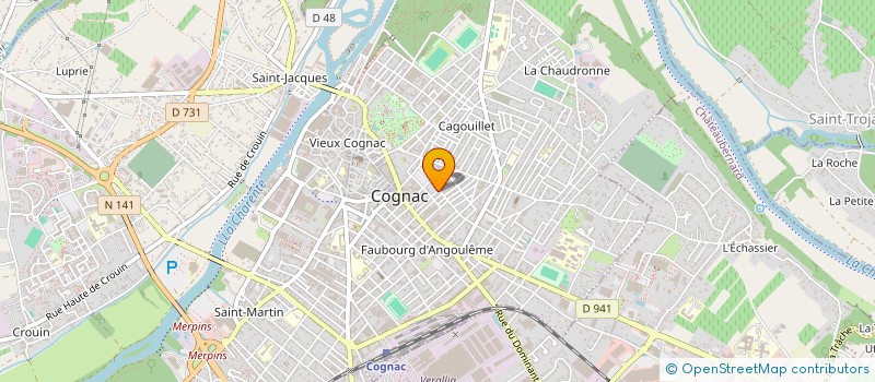 localisation de l'entreprise MADAME MATHILDE COCHET à COGNAC
