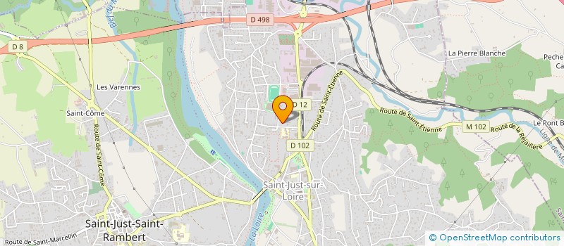 localisation de l'entreprise MADAME MATHILDE COGNET  SAINT-JUST-SAINT-RAMBERT