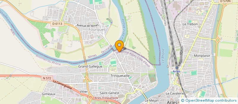 localisation de l'entreprise MADAME MATHILDE COLLET  ARLES