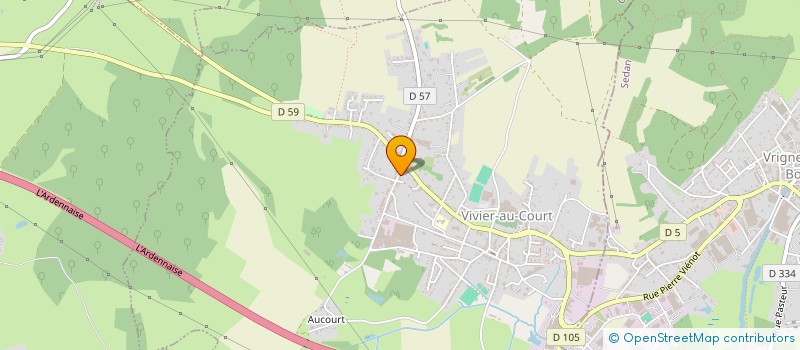 localisation de l'entreprise MADAME MATHILDE COLLINET  VIVIER-AU-COURT