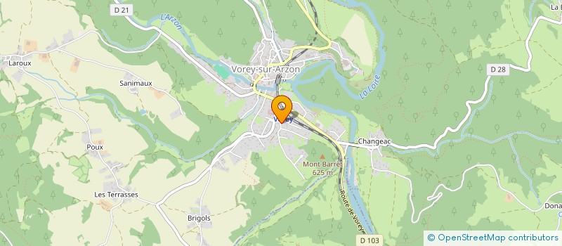 localisation de l'entreprise MADAME MATHILDE CONDON  VOREY