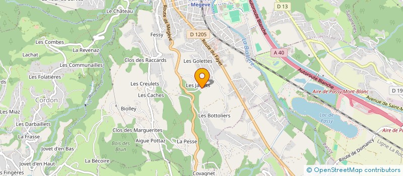 localisation de l'entreprise MADAME MATHILDE CONSEIL à SALLANCHES