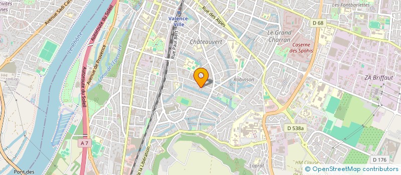 localisation de l'entreprise MADAME MATHILDE CONTASSOT-VIVIER  BOURG-DE-PEAGE