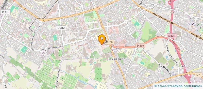 localisation de l'entreprise MADAME MATHILDE COQUEMONT à ANGERS