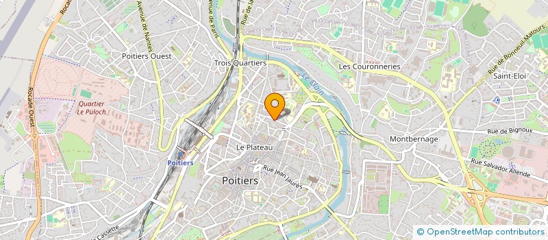 localisation de l'entreprise MADAME MATHILDE CORBI à POITIERS