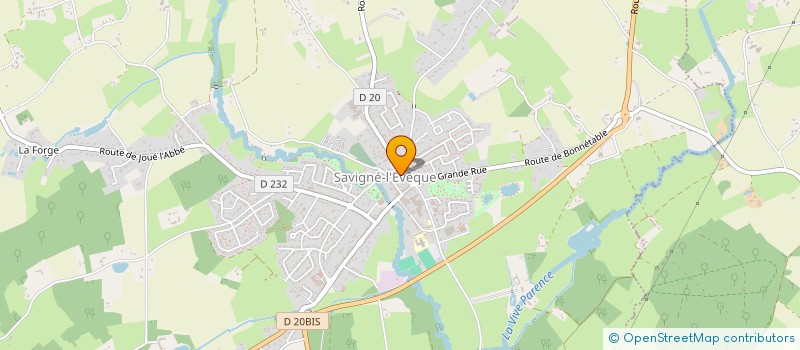 localisation de l'entreprise MADAME MATHILDE CORBION  SAVIGNE-L'EVEQUE