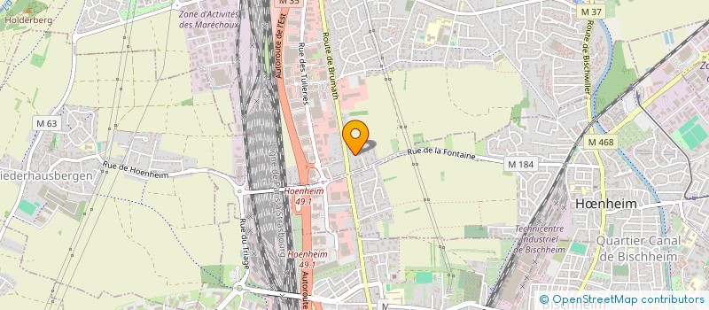 localisation de l'entreprise MADAME MATHILDE CORNU  HAGUENAU