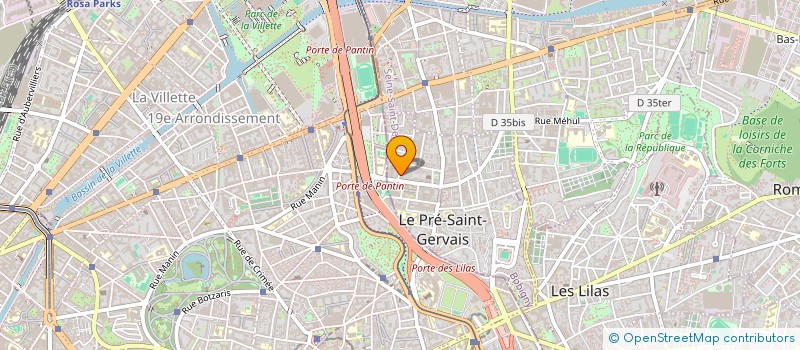 localisation de l'entreprise MADAME MATHILDE CORTOT à LE PRE-SAINT-GERVAIS