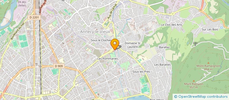 localisation de l'entreprise MADAME MATHILDE COTTIS à ANNECY