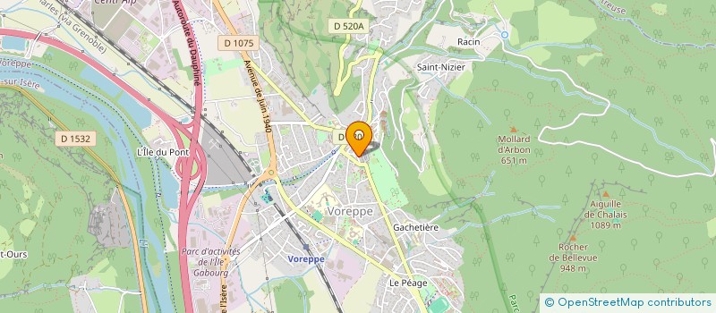 localisation de l'entreprise MADAME MATHILDE COTTRANT  VOREPPE