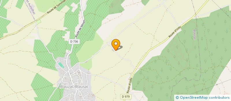 localisation de l'entreprise MADAME MATHILDE COUDERC  BLAUZAC