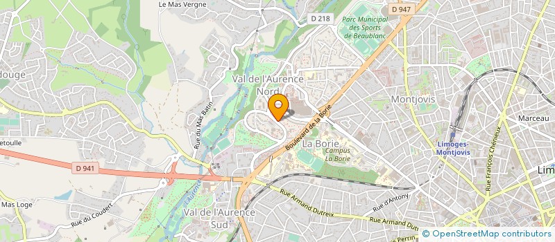 localisation de l'entreprise MADAME MATHILDE COUEGNAS à LIMOGES