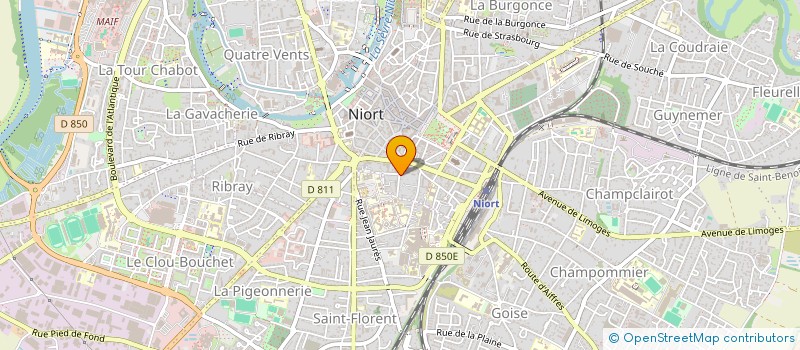 localisation de l'entreprise MADAME MATHILDE COULARDEAU à NIORT