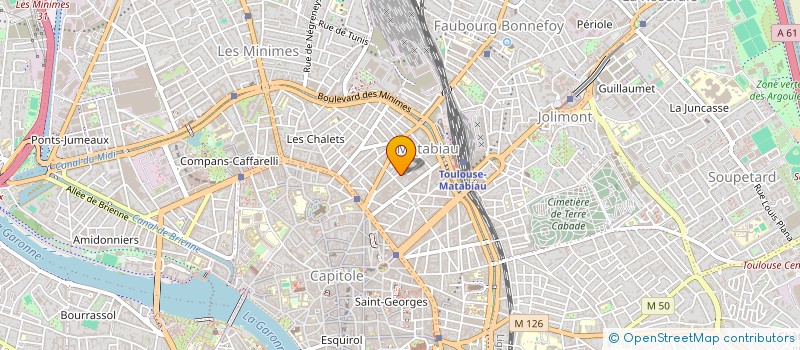 localisation de l'entreprise MADAME MATHILDE COURAUD à TOULOUSE