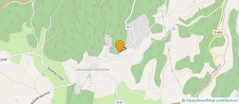 localisation de l'entreprise MADAME MATHILDE COUSTILLAS  LABASTIDE-MARNHAC