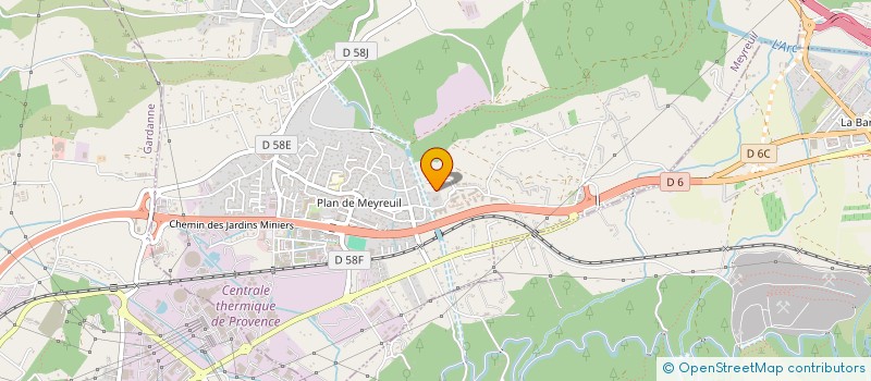 localisation de l'entreprise MADAME MATHILDE CROCHET  MEYREUIL