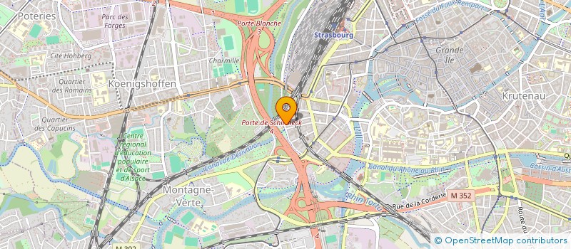localisation de l'entreprise MADAME MATHILDE CYBULSKI  STRASBOURG