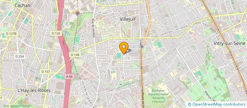 localisation de l'entreprise MADAME MATHILDE DA SILVA  VILLEJUIF